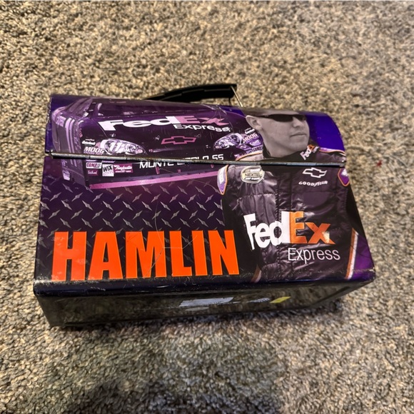 Denny Hamlin #11 FedEx Freight metal lunchbox vintage metal - Picture 5 of 7